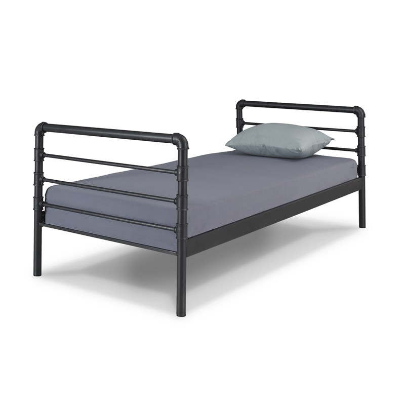 Metallbett 90x200
 NODUS Cooles Einzelbett 90x200 cm aus Wasserrohren