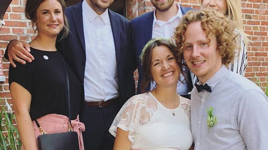 Michael Schulte Hochzeit
 Erstes Bild als Ehemann So süß strahlt Michael Schulte