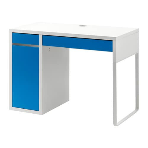 Micke Schreibtisch
 MICKE Schreibtisch weiß blau IKEA