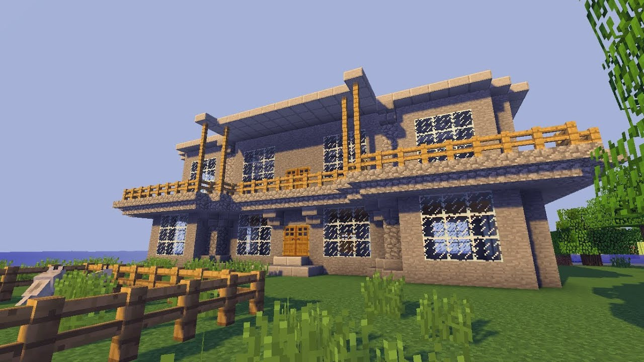 Minecraft Haus Bauen
 Minecraft Villa bauen TUT