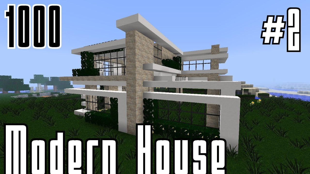 Minecraft Haus Bauplan
 Minecraft Modernes Haus 5 bauen 002 1100 Abospezial