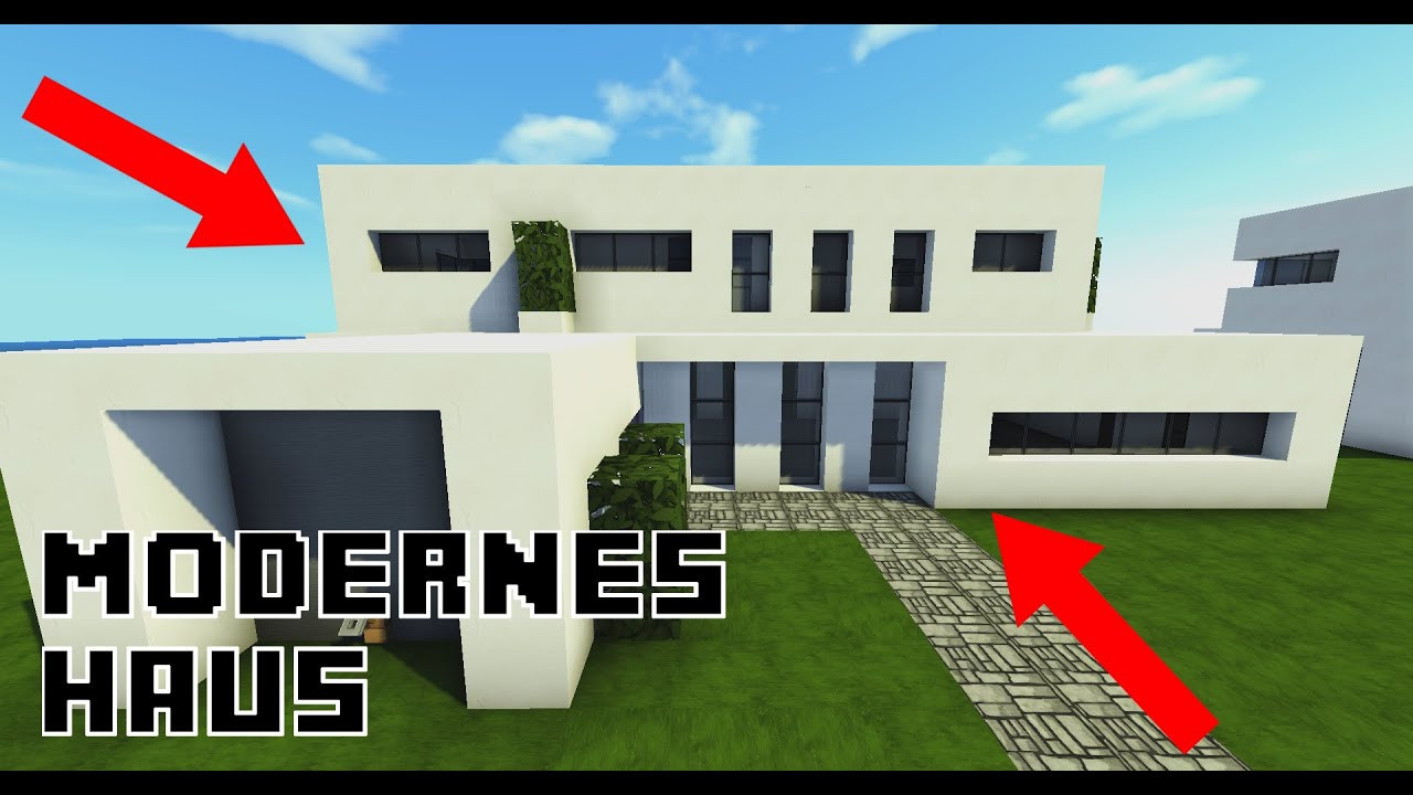 Minecraft Haus Bauplan
 Minecraft modernes Haus mit Garage bauen 22x15 Tutorial