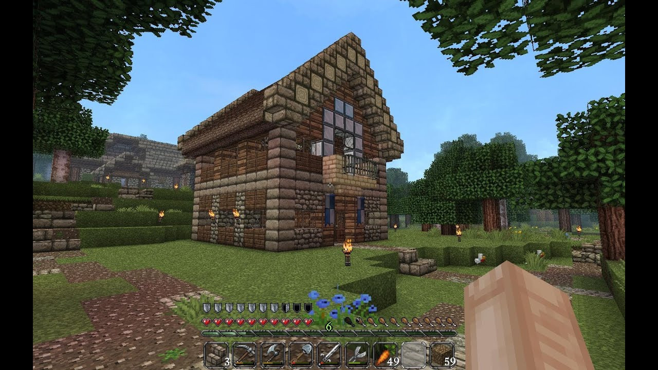 Minecraft Haus
 Let s Show Minecraft Mittelalter Haus Mine Thronsaal