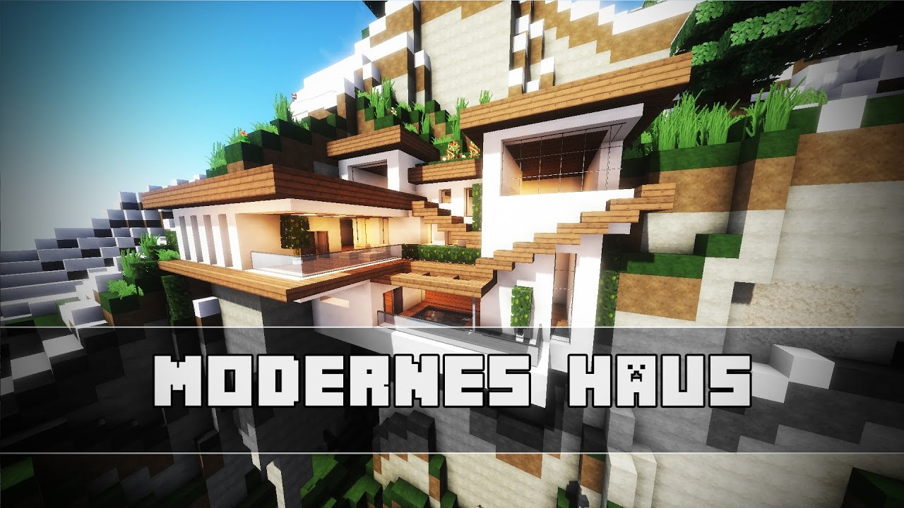 Minecraft Modernes Haus
 Modernes Haus im Berg