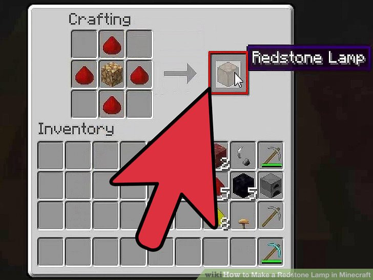 Minecraft Redstone Lamp
 How to Make a Redstone Lamp in Minecraft 7 Steps with