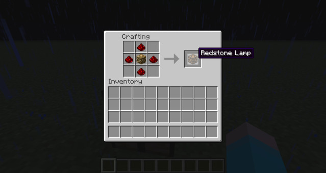Minecraft Redstone Lamp
 Minecraft how to make a redstone lamp