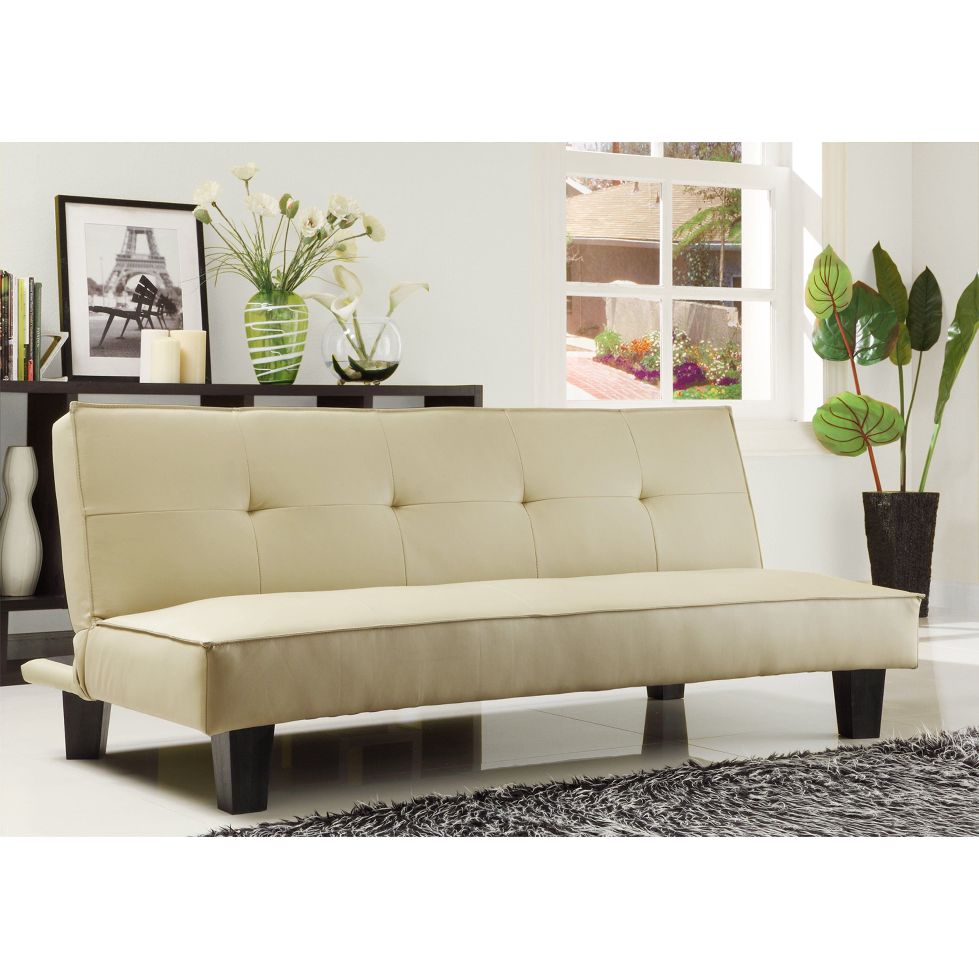 Mini Sofa
 Homelegance Tufted Mini Sofa Bed Lounger Futons at Hayneedle