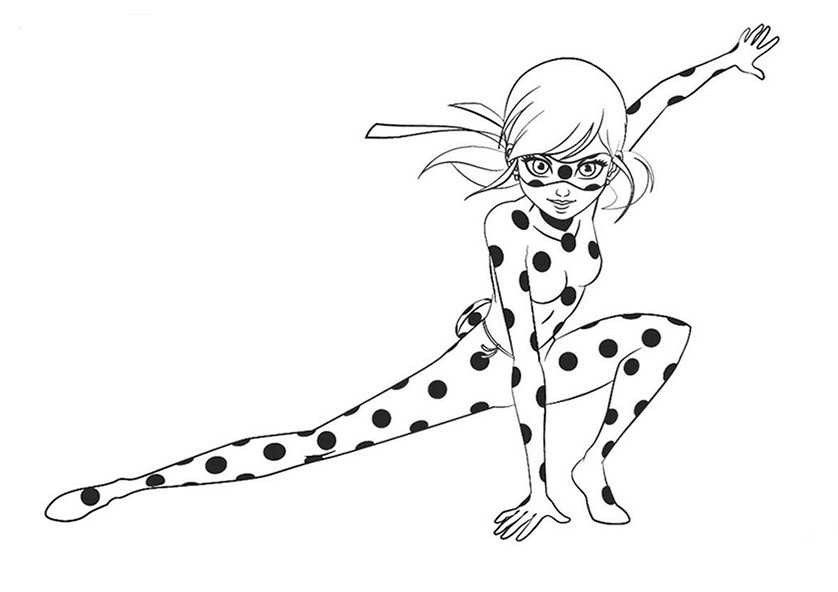 Miraculous Ladybug Ausmalbilder
 Ladybug 10