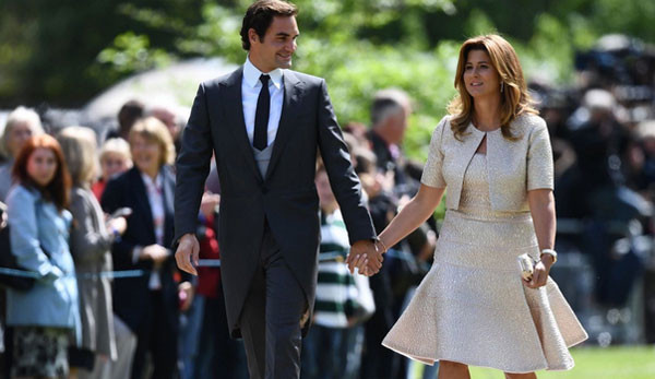 Mirka Pigulla Hochzeit
 Roger Federer und Mirka waren bei der Hochzeit von Pippa