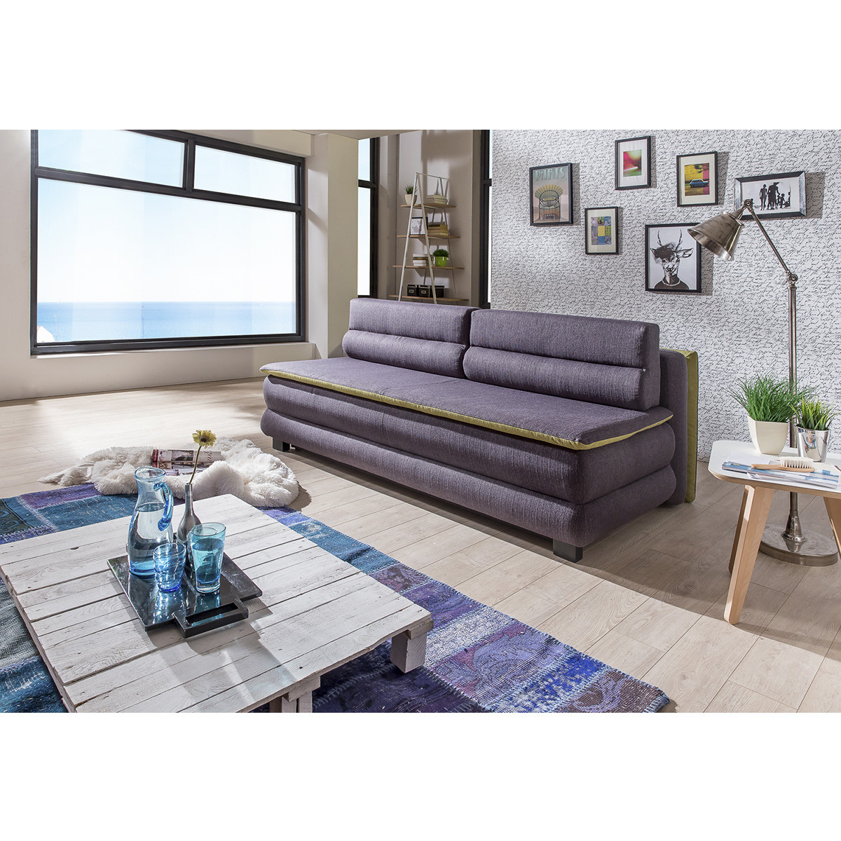 Möbel 24 Sofa
 REIMS Boxspring Sofa