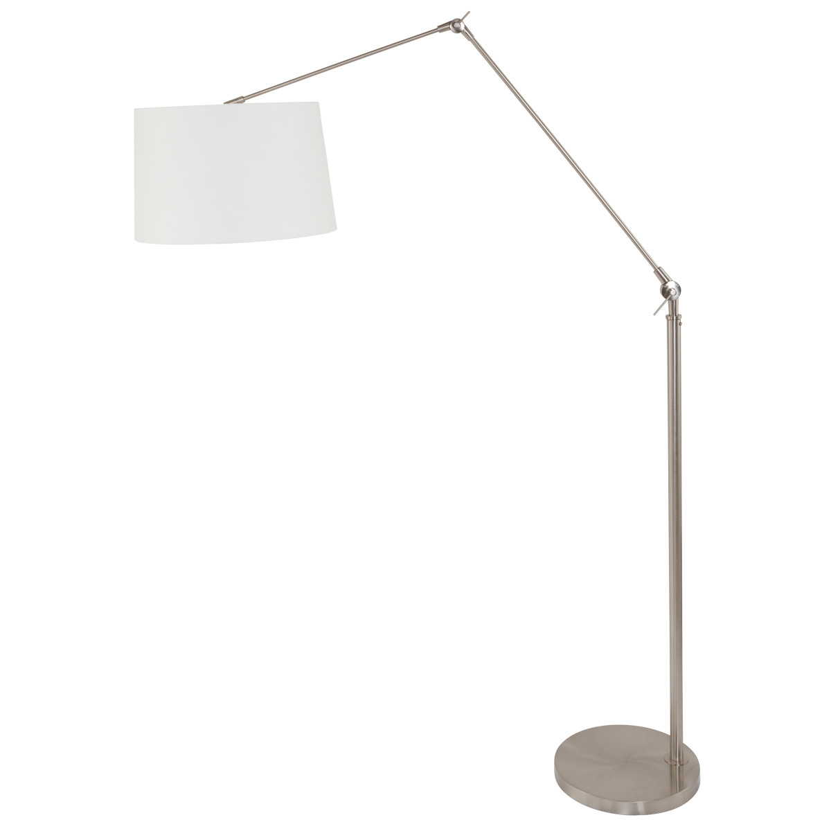 Moderne Stehlampen
 Elba moderne Stehlampe stahl weiß Stehlampen online