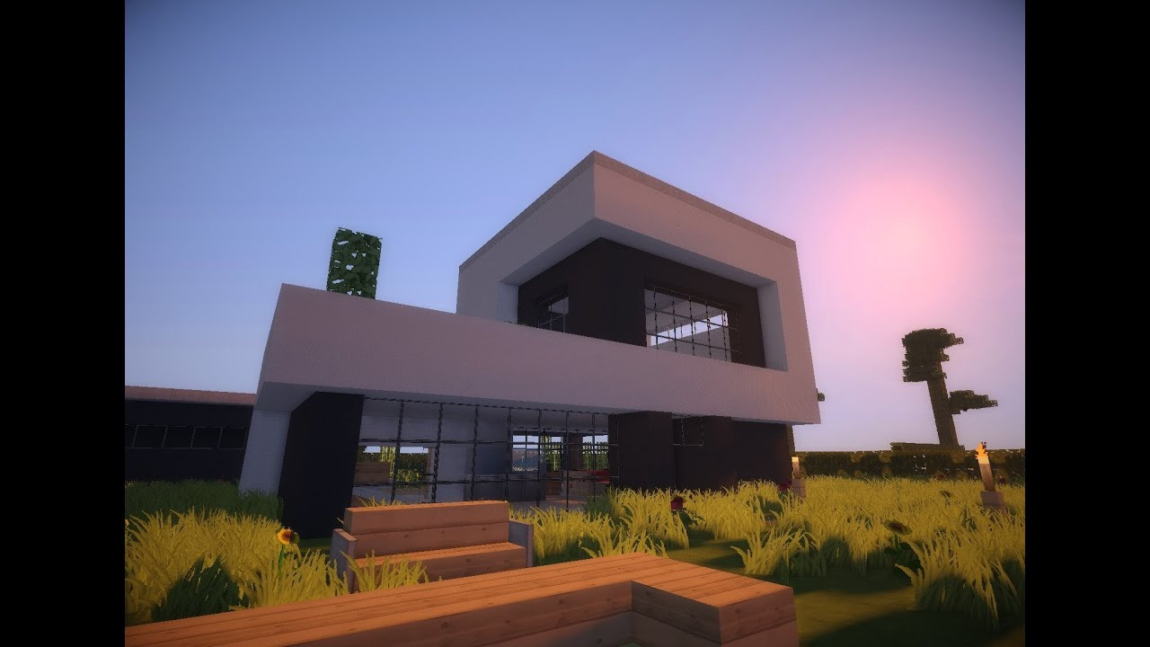 Modernes Haus
 Minecraft modern house 8 Modernes Haus [HD]