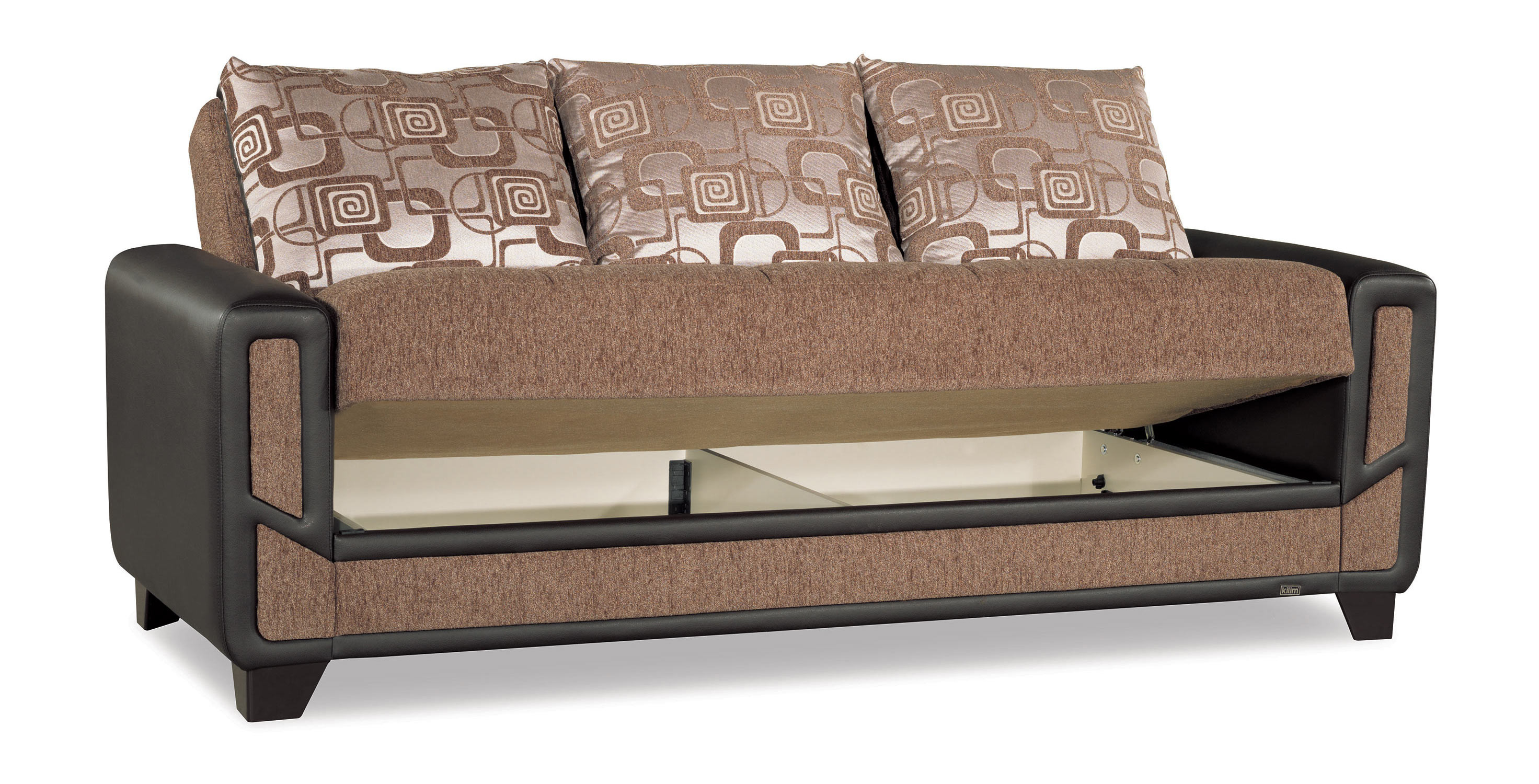 Mondo Sofa
 Mondo Modern Brown Convertible Sofa Bed by Casamode