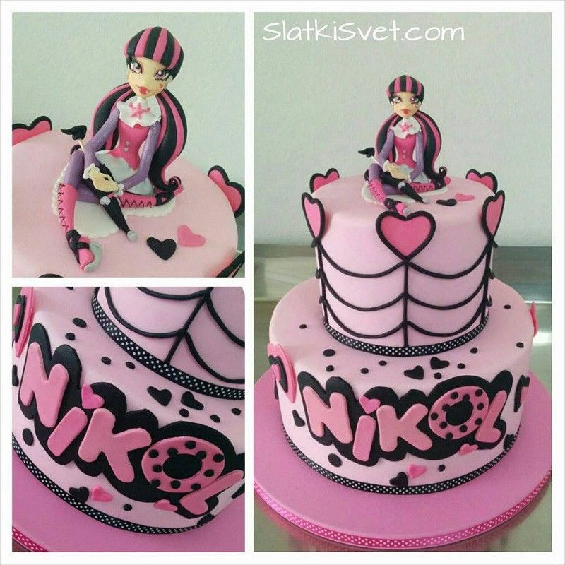 Monster High Kuchen
 Torta monster high draculaura