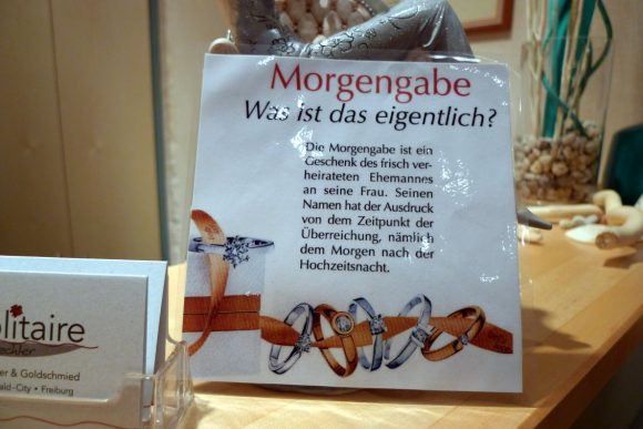 Morgengabe Hochzeit
 Die Morgengabe