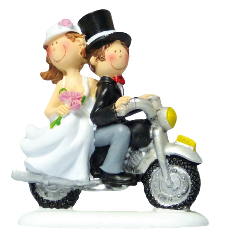 Motorrad Hochzeit
 Hochzeitstorte Tortendekoration Hochzeit Brautpaar auf
