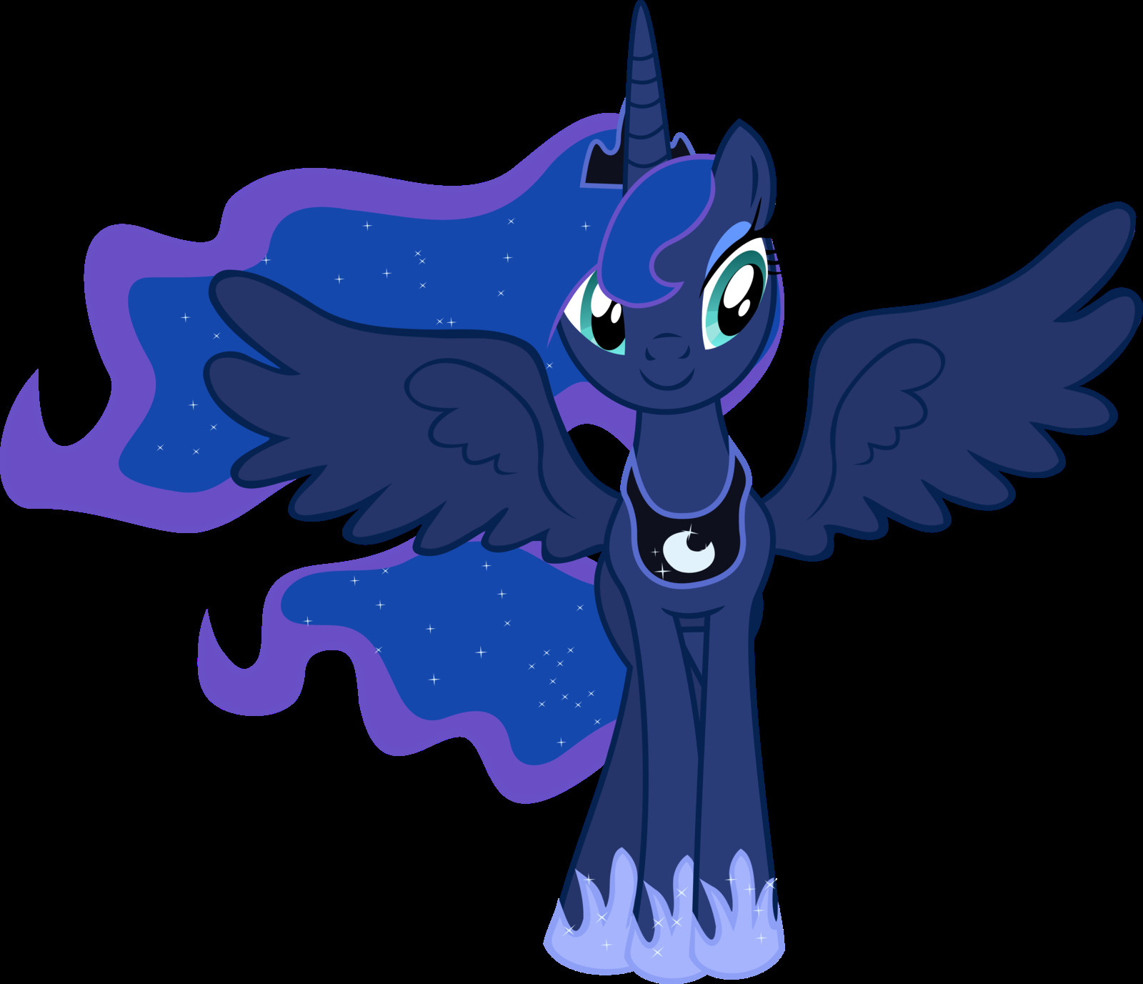 My Little Pony Ausmalbilder Prinzessin Luna
 ¡Aqui faltan ponys Princesa Luna