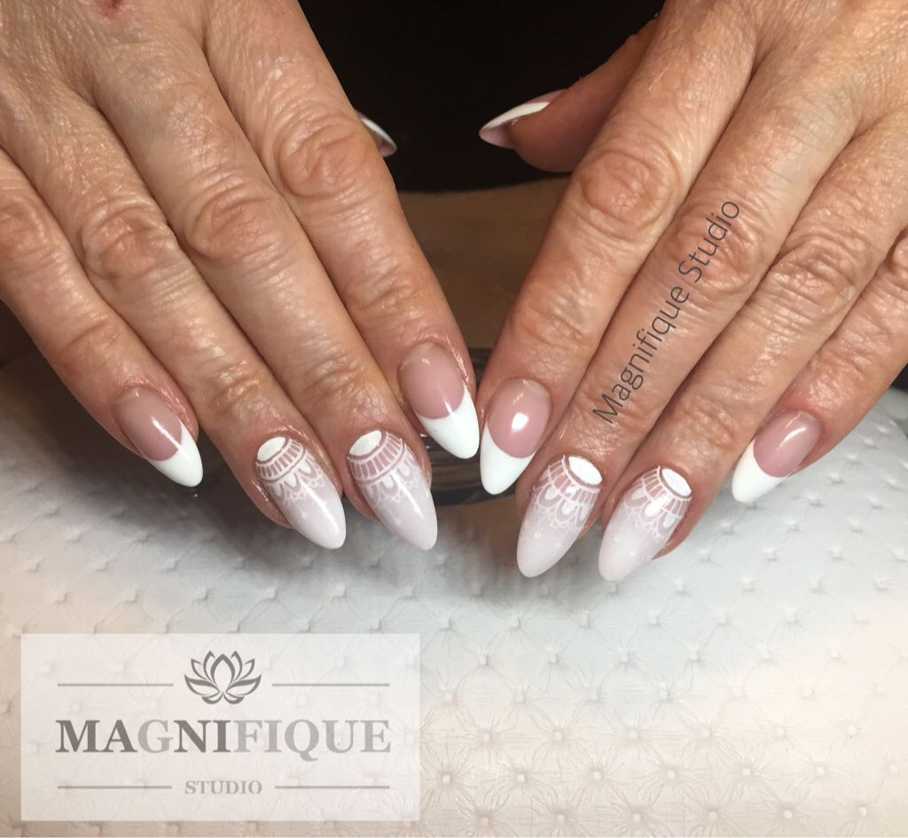 Nägel Hochzeit
 French Nägel Hochzeit Design Wedding nails