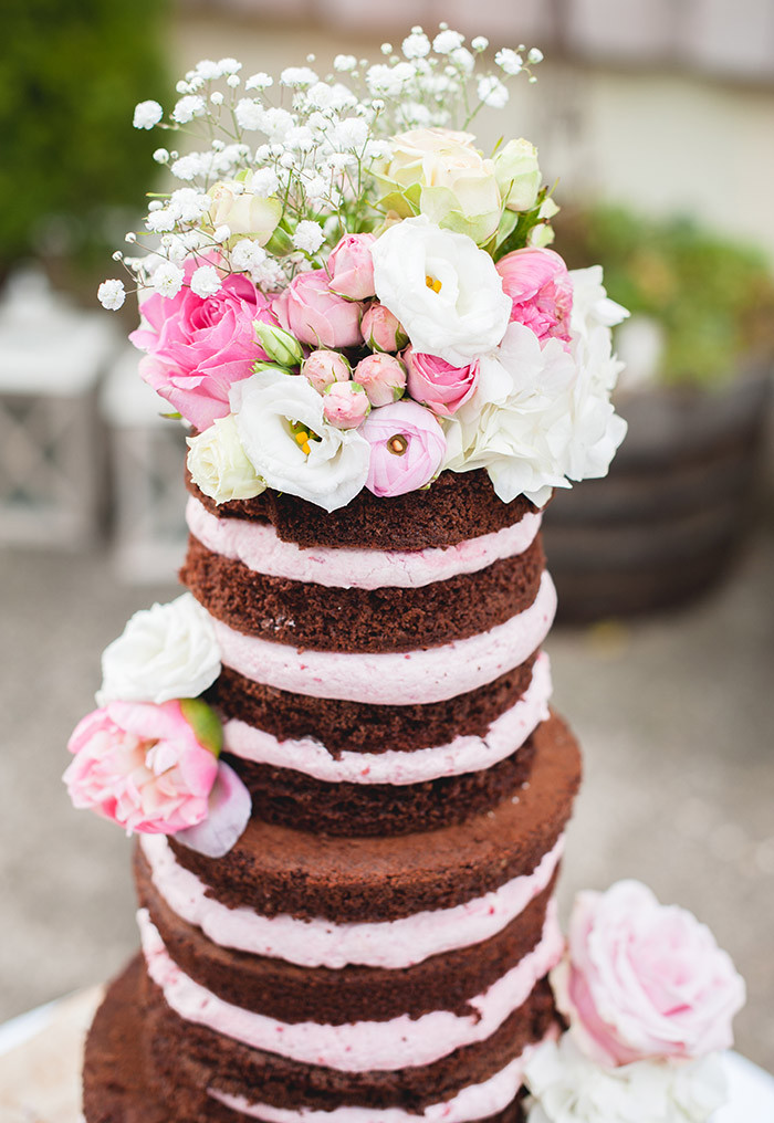 Naked Cake Hochzeit
 Brautkolumne Wieviel Perfektion tut gut