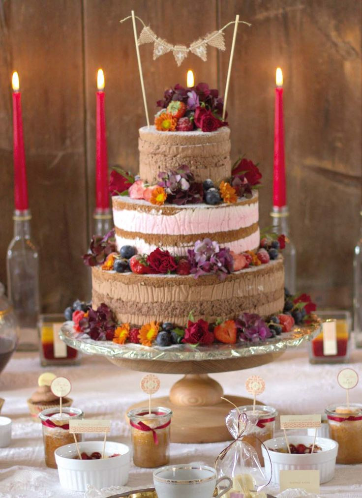Naked Cake Hochzeitstorte
 11 besten Trauringe Birke Hochzeit Bilder auf Pinterest