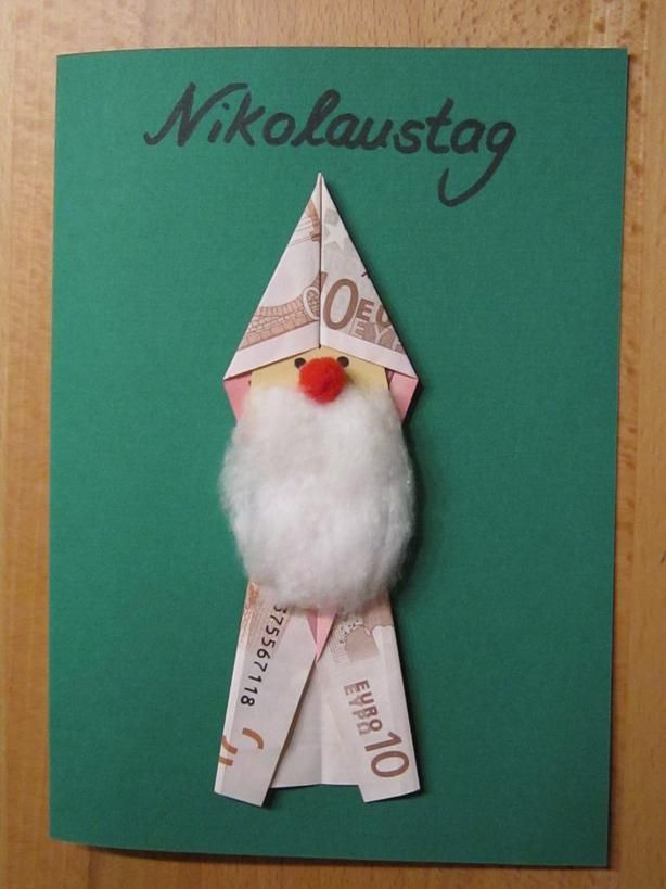 Nikolaus Geschenkideen
 Ein Geldgeschenk in Nikolaus Form So geht s