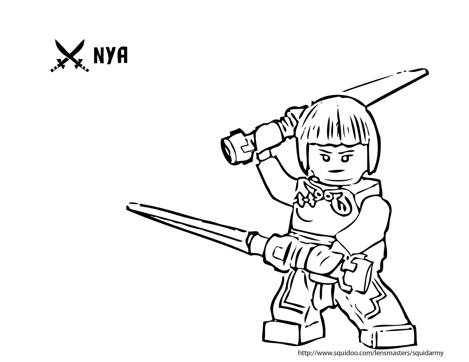 Ninjago Nya Ausmalbilder
 70 dessins de coloriage ninjago à imprimer sur LaGuerche