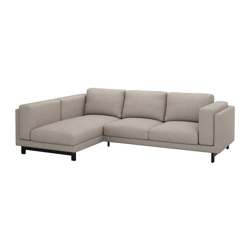 Nockeby Sofa
 NOCKEBY Two seat sofa w chaise longue left left Tenö