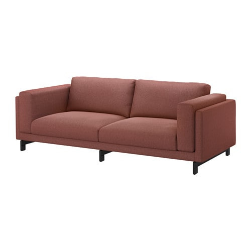 Nockeby Sofa
 NOCKEBY Sofa Tallmyra rust wood IKEA