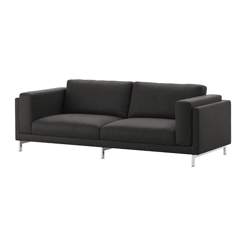 Nockeby Sofa
 NOCKEBY Sofa cover Tenö dark gray IKEA