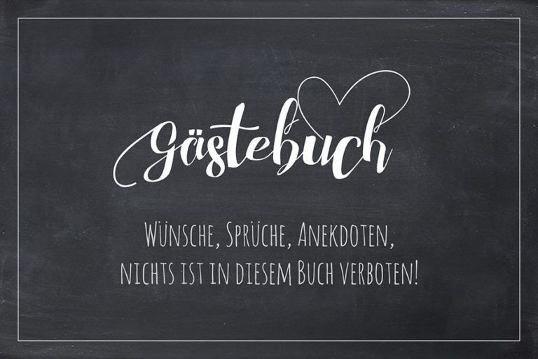 Notfallkörbchen Hochzeit Schild
 Gästebuch Schild für Hochzeit im Tafel Look a