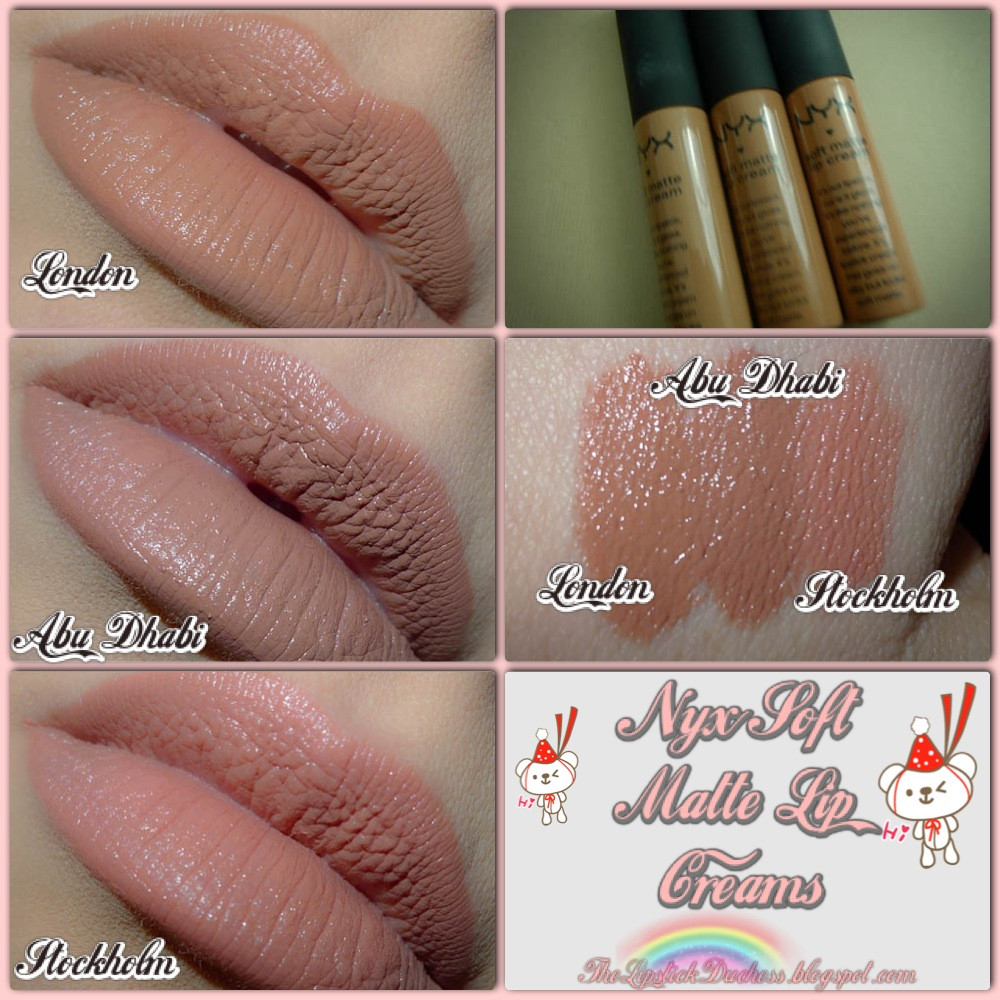 Nyx Soft Matte Lip Cream Abu Dhabi
 The Lipstick Duchess NYX Soft Matte Lip Creams Review and