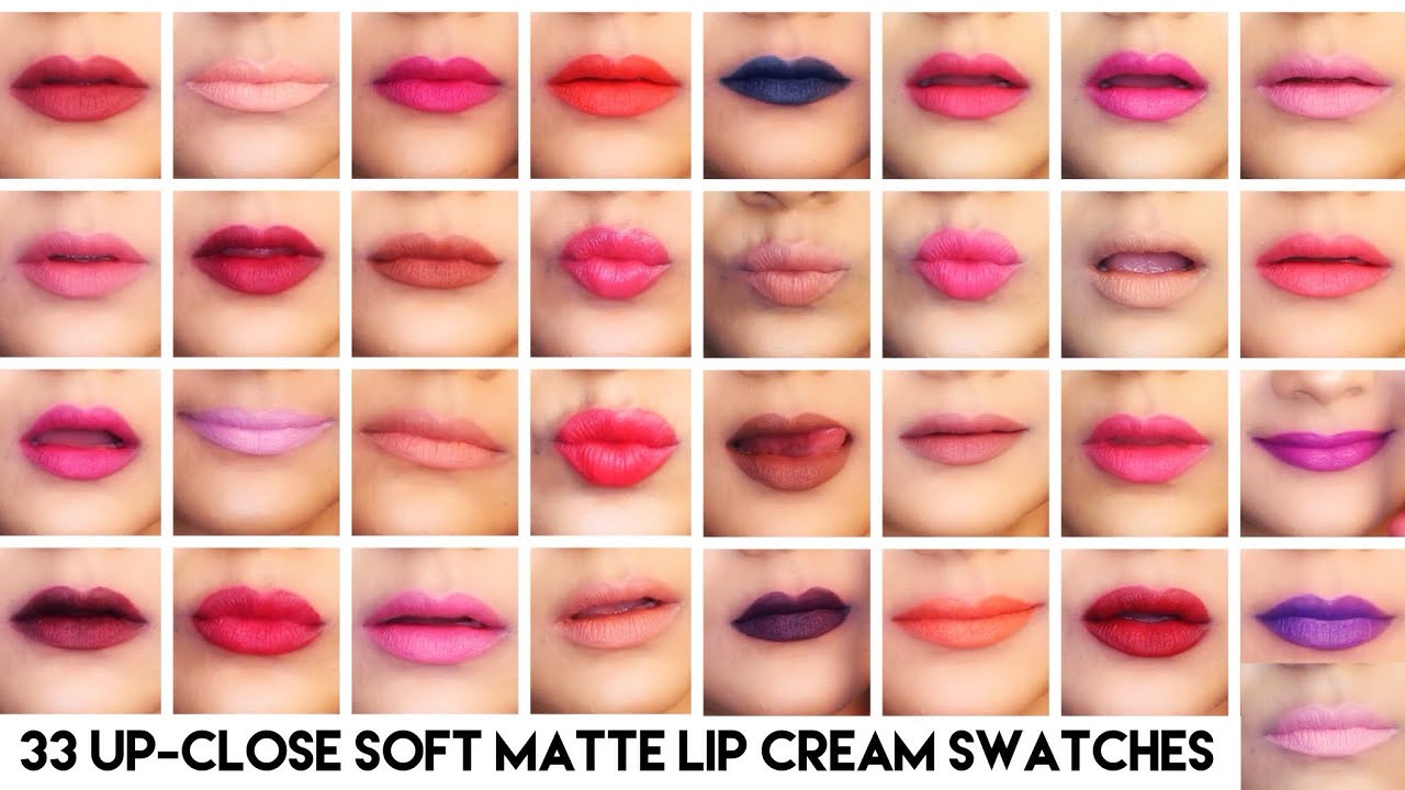 Nyx Soft Matte Lip Cream Swatches
 UP CLOSE NYX SOFT MATTE LIP CREAM LIP SWATCHES