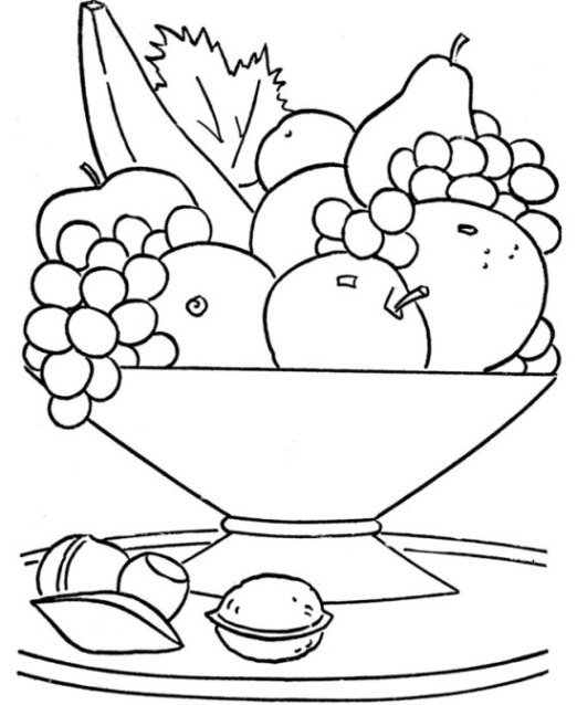 Obst Ausmalbilder
 Malvorlagen zum Ausdrucken Ausmalbilder Obst Früchte