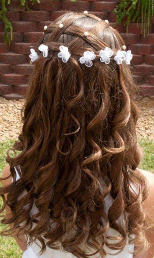 Offene Haare Hochzeit
 30 Kinderfrisuren für Mädchen zur Hochzeit und Kommunion