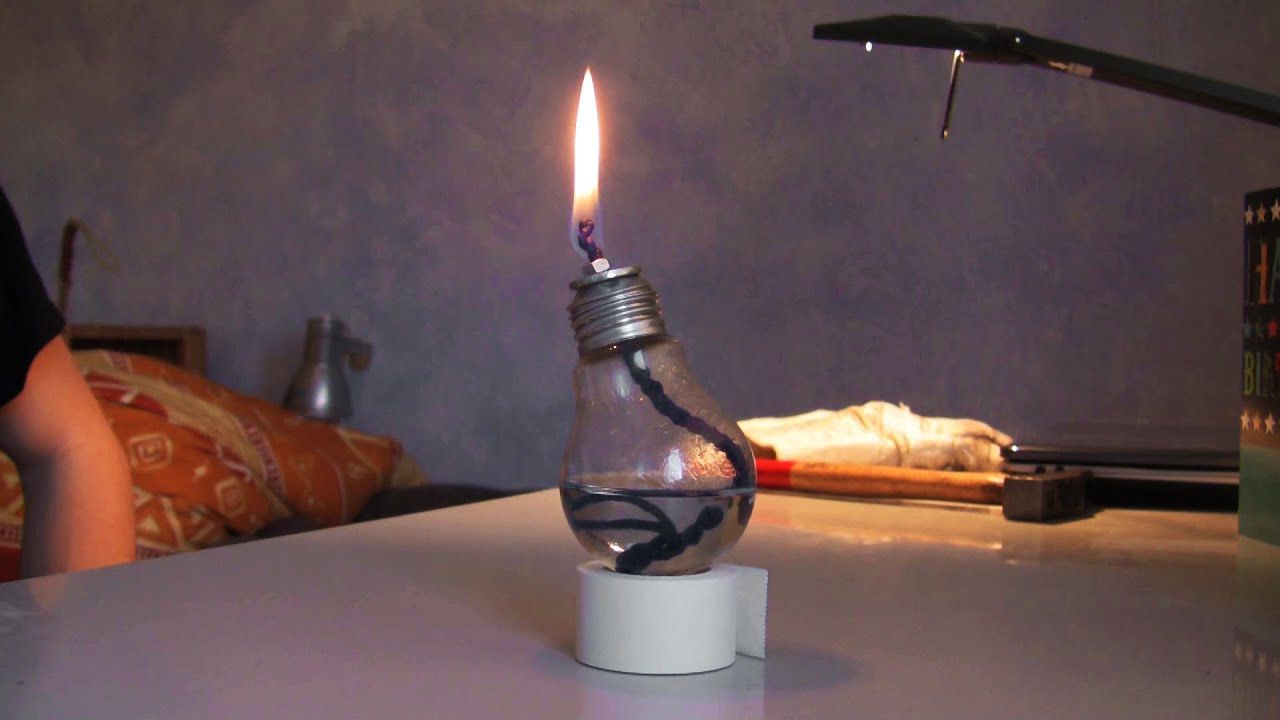 Öl Lampe
 Öl Lampe selber machen ganz einfach