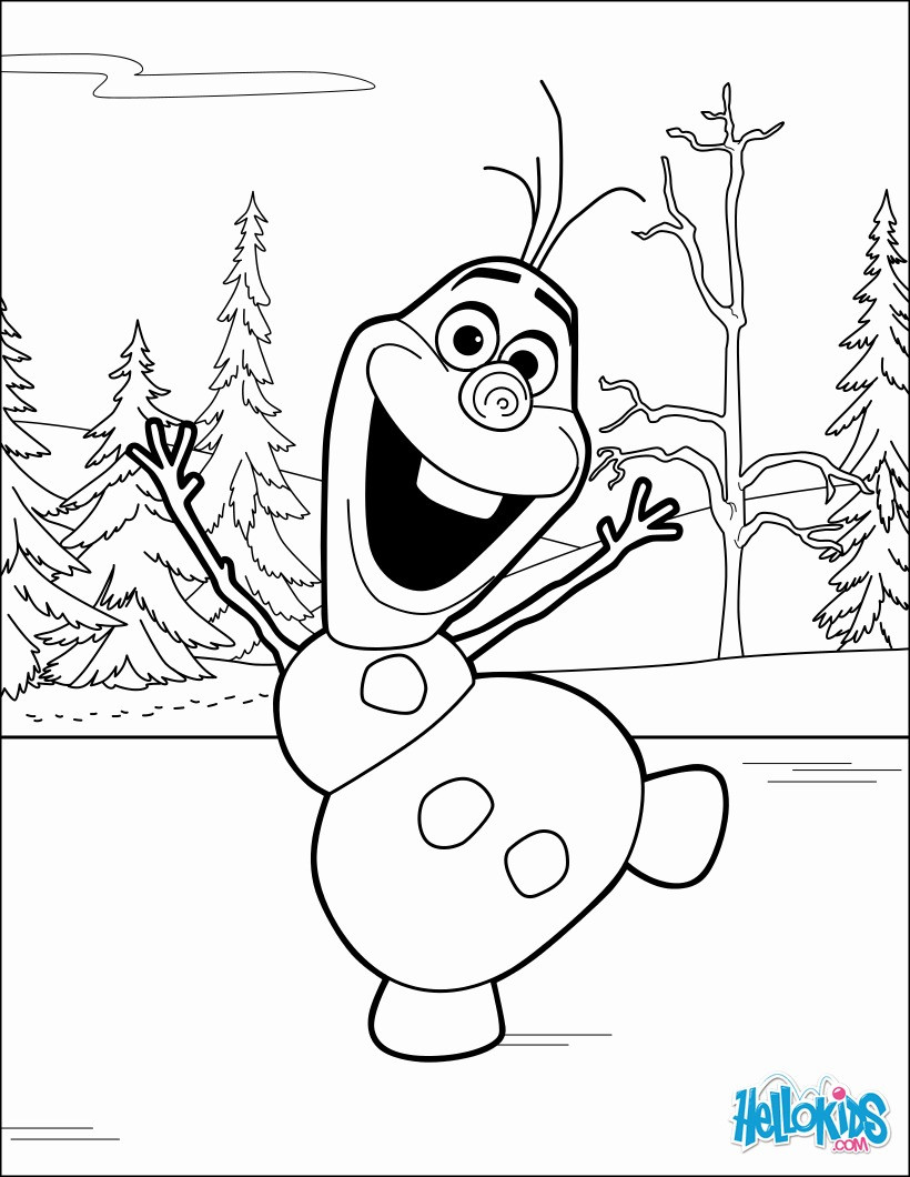 Olaf Frozen Ausmalbilder
 Olaf zum ausmalen de hellokids