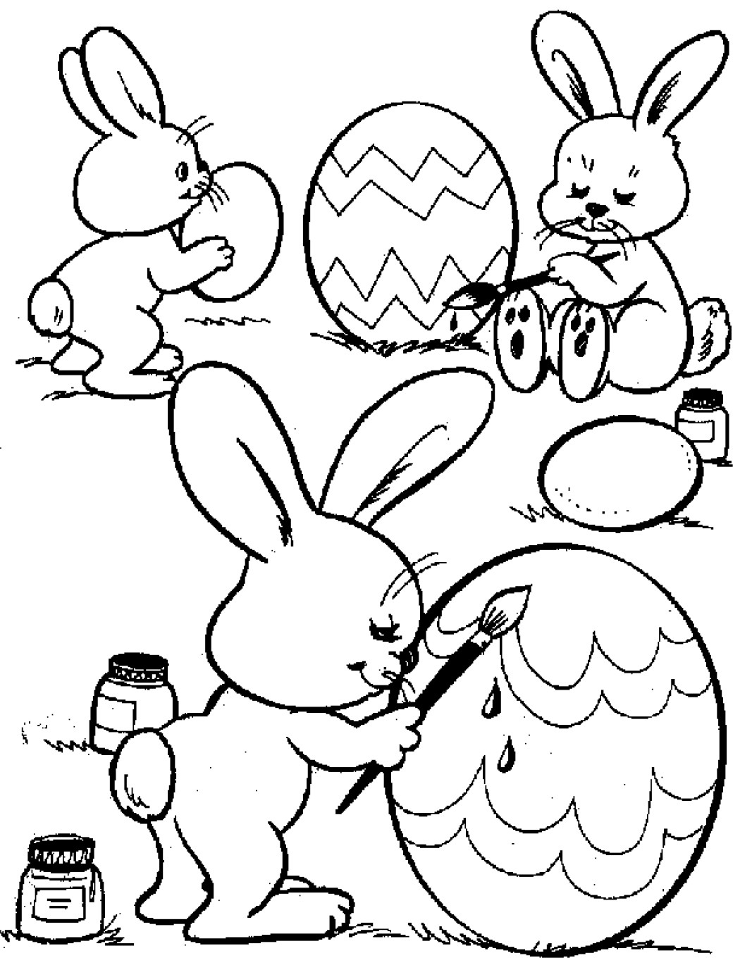 Osterhase Ausmalbilder
 Kostenlose Malvorlagen & Ausmalbilder mit Ostern Motiven