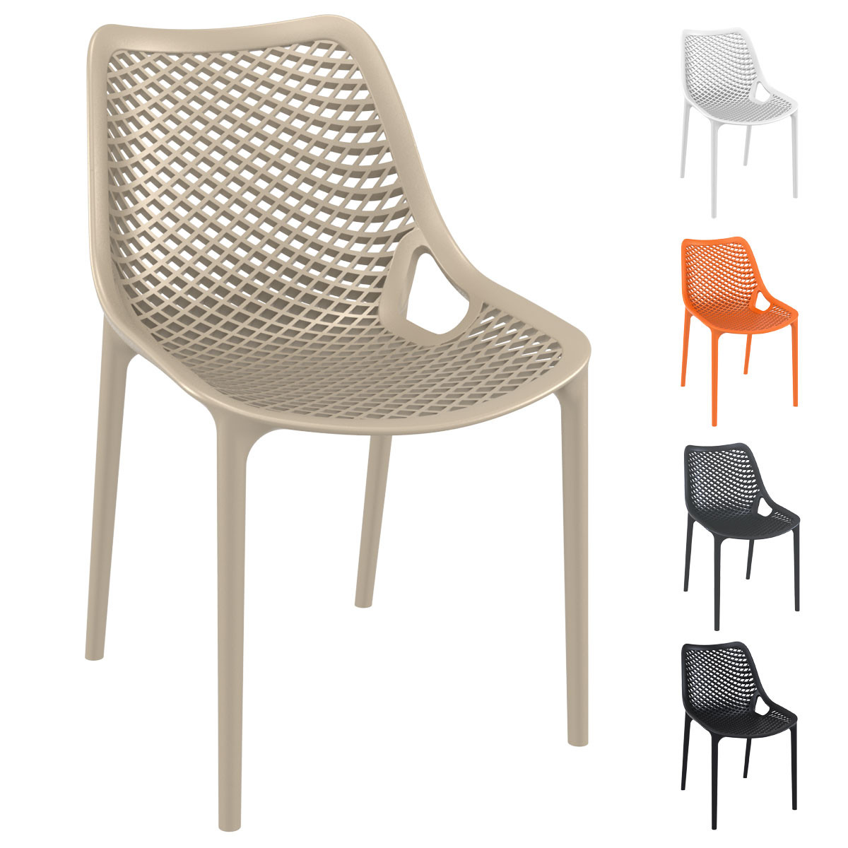 Outdoor Stühle
 Hochwertige Outdoor Stühle aus Kunststoff bei m24
