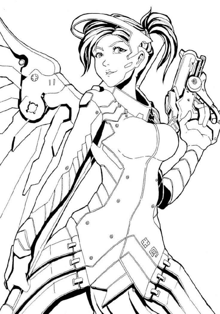 Overwatch Ausmalbilder
 Les 41 meilleures images du tableau coloriage overwatch