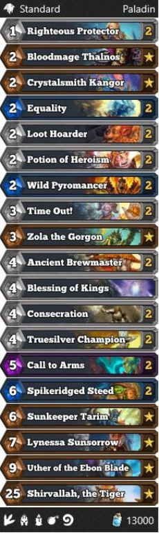 Paladin Deck Hearthstone
 Best Hearthstone Paladin Decks for Rastakhans Rumble VoStory