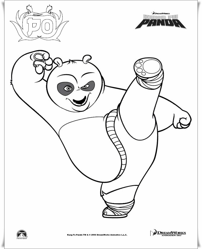 Panda Ausmalbilder
 Ausmalbilder zum Ausdrucken Ausmalbilder Kungfu Panda