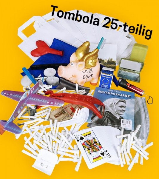 Partyspiele Hochzeit
 Tombola Lose und Preise Basteln