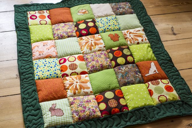 Patchwork Decke
 DIY – Eine Krabbeldecke für ein Baby › Anleitungen Do it