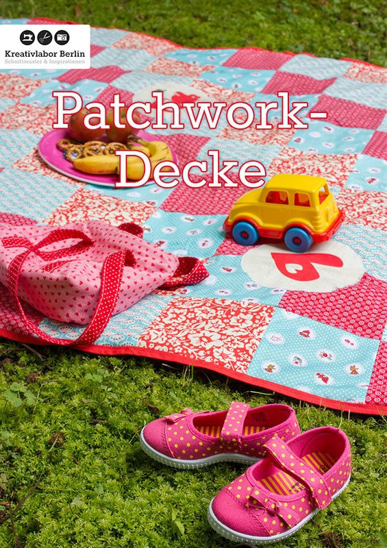 Patchwork Decke
 Patchwork Decke aus Quadraten selber nähen