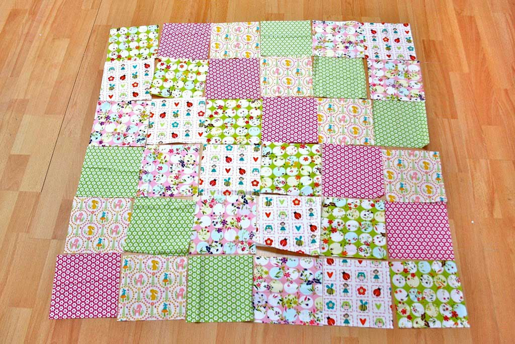 Patchwork Decke
 Patchworkdecke nähen Schritt für Schritt Anleitung Teil 1