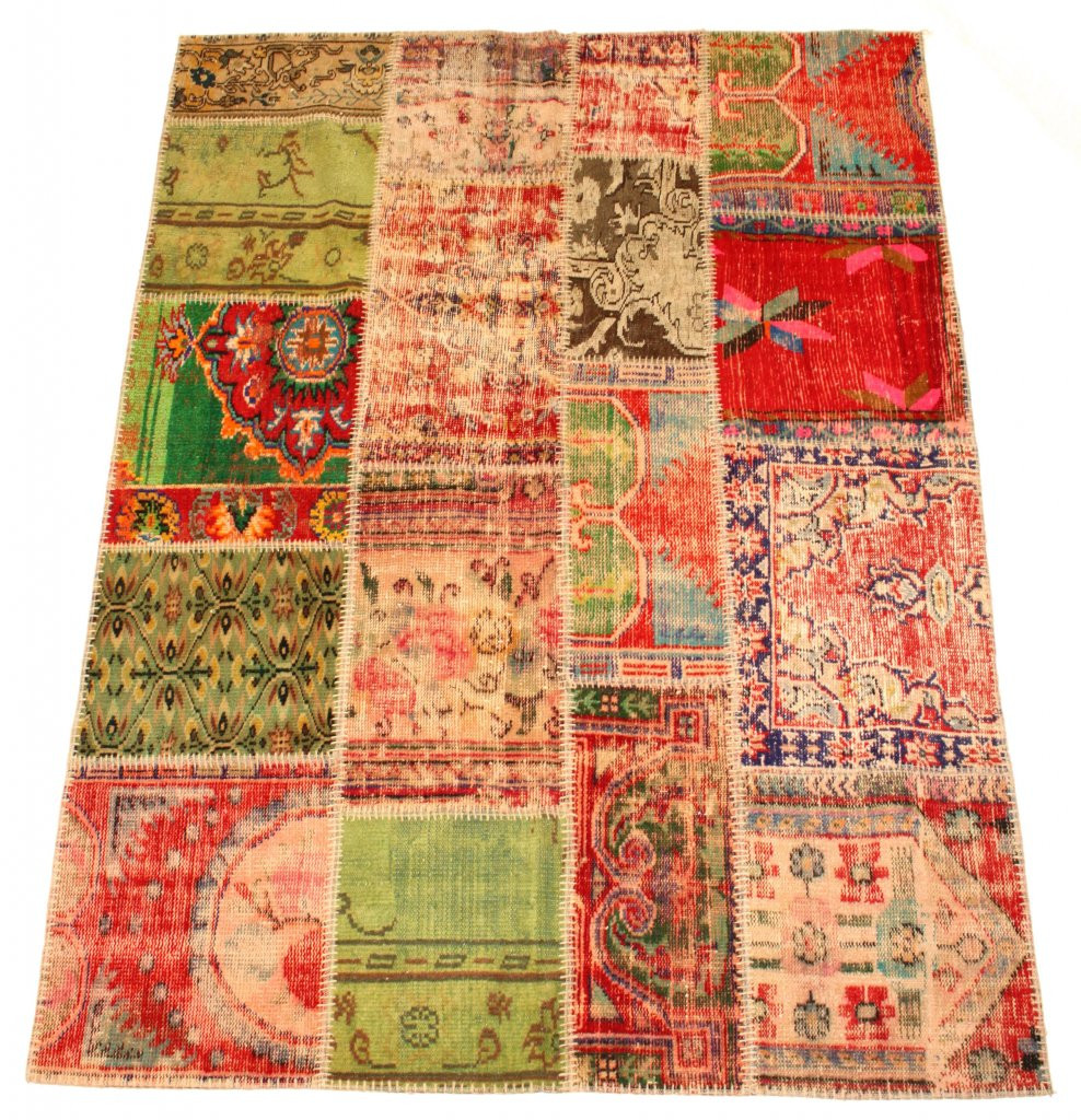 Patchwork Teppich
 Kelim Patchwork Vintage Teppich 230 x 170 cm Kelim