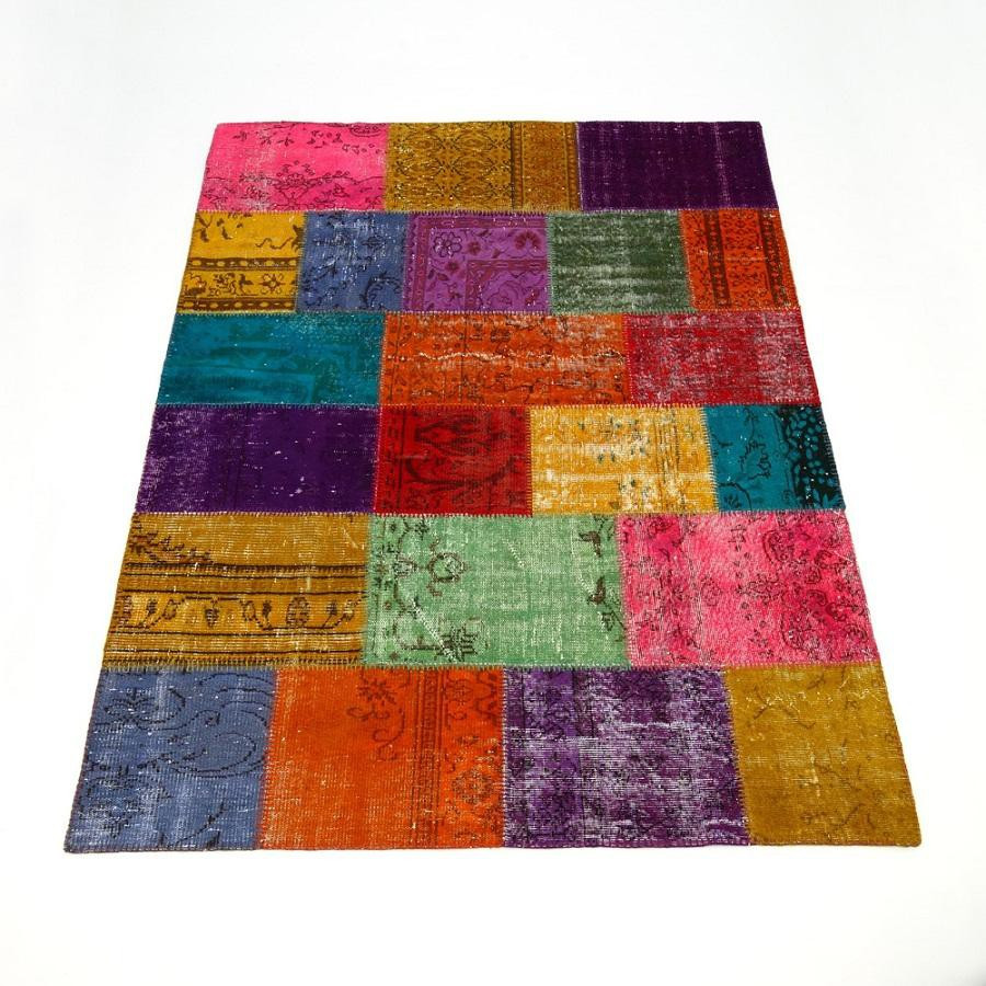 Patchwork Teppich
 Vintage Patchwork Teppich CAPRICE