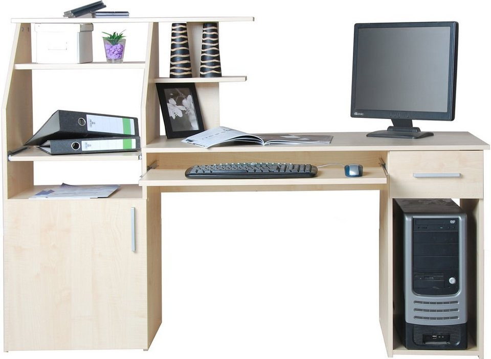 Pc Schreibtisch
 PC Schreibtisch Don mit Tastaturauszug kaufen