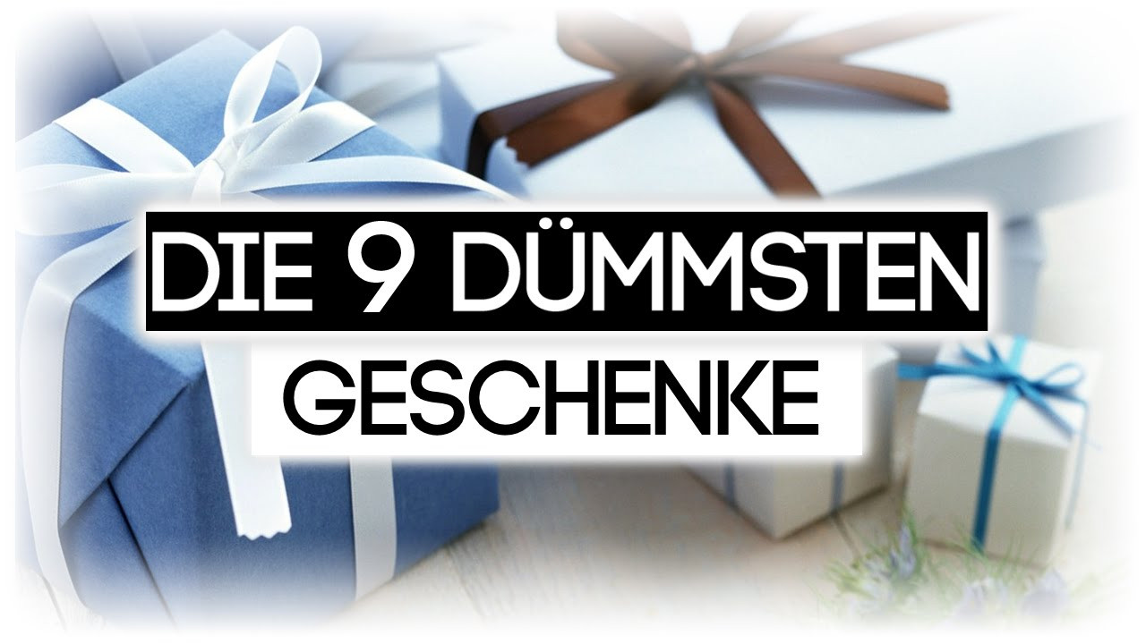 Peinliche Geschenke
 DIE 9 DÜMMSTEN GESCHENKE