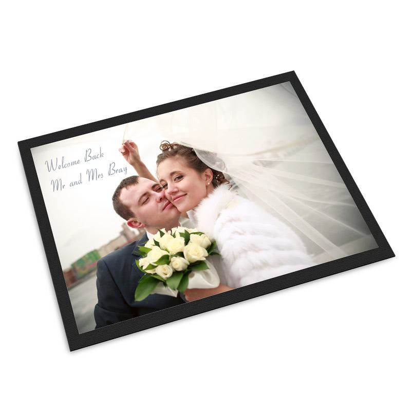 Personalisierte Fußmatte Hochzeit
 Personalisierte Fußmatte selbst gestalten mit Fotos & Text